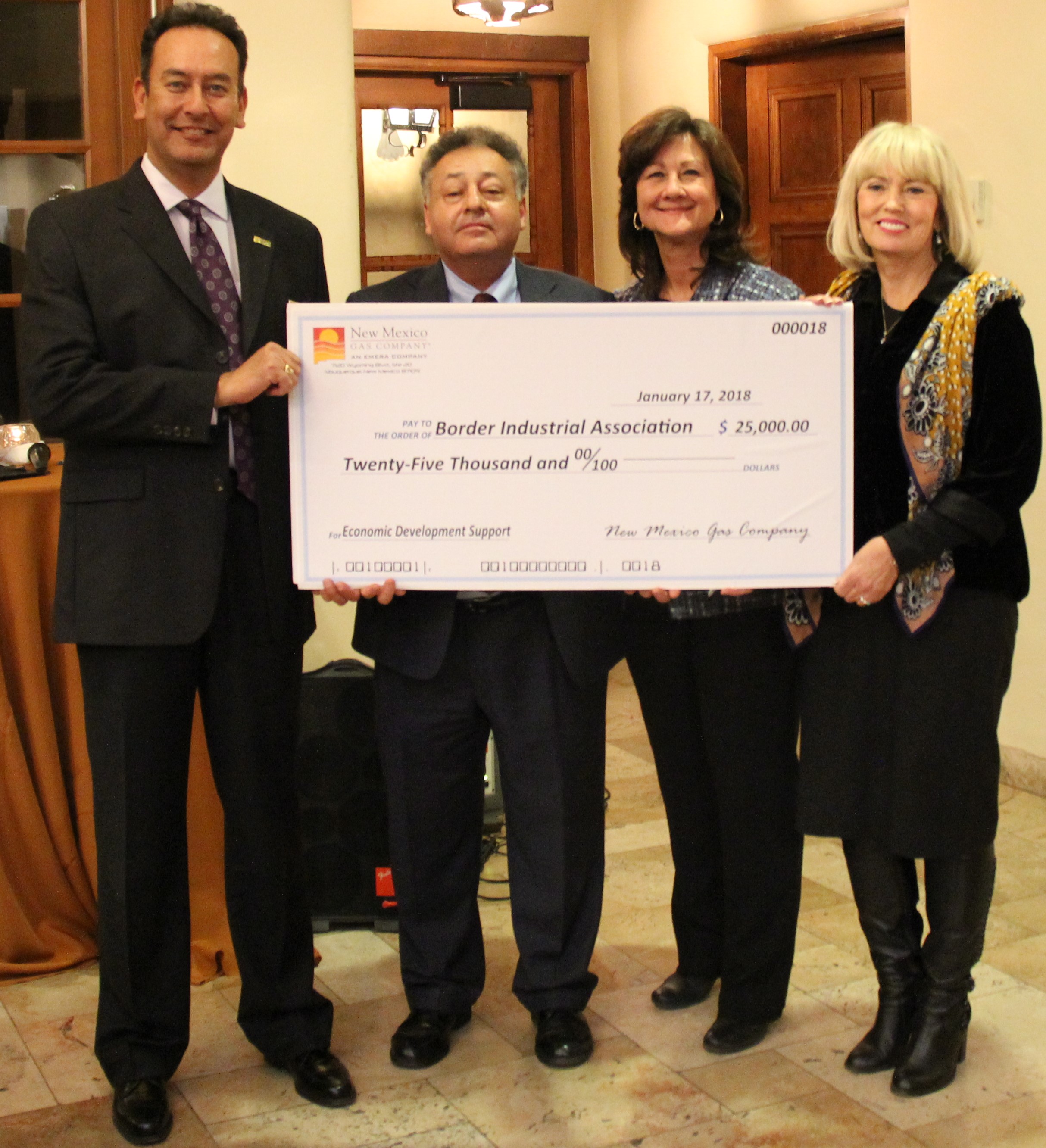 Border Industrial Association grant.